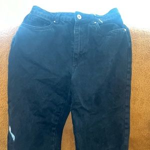 Cotton on, black straight leg, jeans, worn once